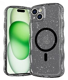 Χαμηλού Κόστους -τηλέφωνο tok Για Apple AirTag iPhone 16 Pro Max Plus iPhone 15 Pro Max Plus Πίσω Κάλυμμα Θήκη μαγνητικής προσρόφησης Διαφανής Μαγνητική Υποστήριξη ασύρματης φόρτισης TPU