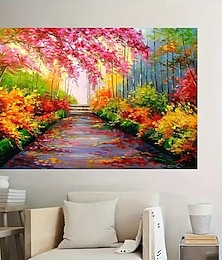 preiswerte -Druck Gerollte Leinwanddrucke - Abstrakt Landschaft Modern Traditionell Kunstdrucke