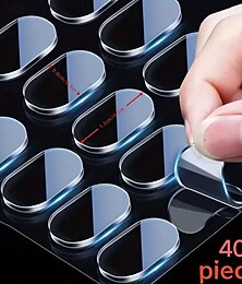 رخيصةأون -400 قطعة من شرائط لاصقة مزدوجة الجوانب، شريط مقاوم للماء خالٍ من البقايا للديكور المنزلي، والملصقات، وإطارات الصور، واللوازم المكتبية، وسادات لاصقة قوية وعملية