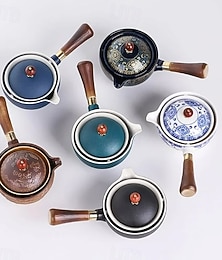 levne -Přenosná cestovní sada konvic na čaj s rotací 360 stupňů, kung-fu, líné vaření, rychlé vaření čaje s nálevníkem pro domácí kancelář a venkovní použití