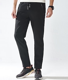 abordables -Hombre Pantalones para senderismo Pantalones de lluvia para senderismo Pantalones impermeables Invierno Al aire libre Ajuste regular Impermeable Resistente al Viento Prendas de abajo Bolsillo Cintura
