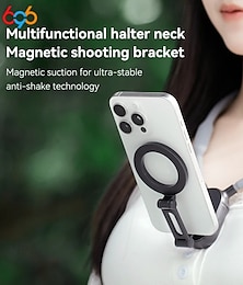 お買い得  -ネックマウント マグネット式 スマホクリップ 360度回転 POV スマホホルダー iPhone 15 14 13 12 11 10 Samsung Huawei Xiaomi スマホアクセサリー