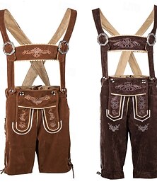 preiswerte -Oktoberfest Lederhosen Bayerisch Deutsch München Wiesn Herren Karneval Party Bier Festival Stoff im traditionellen Stil