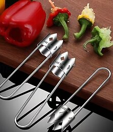 economico -3 pezzi di togli torsolo multifunzionali per frutta e verdura, strumento in acciaio inossidabile per mele, peperoni, melone amaro, utensile da cucina essenziale con foro per appendere