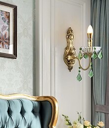 abordables -Appliques murales dorées à 1 lumière, luminaires muraux modernes, appliques murales de ferme avec abat-jour en verre transparent, appliques murales pour salon, chambre, escalier, salle de bain,