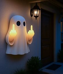 billige -Halloween spøkelsesfingernattlys skummel spøkelseslampestatue søt fingernattlyspynt perfekt for innendørs bruk &Halloween-dekorasjon på verandaen