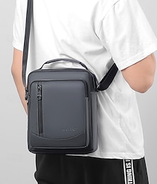 economico -Borsa a tracolla impermeabile da uomo – borsa a tracolla casual resistente all'usura per viaggi, lavoro e uso quotidiano