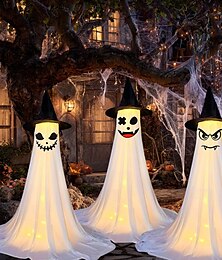 お買い得  -ゴースト コードレス ハロウィーン AAAバッテリ駆動 1個