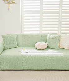 economico -1 pezzo completo di copridivano in jacquard muxing in stile bohémien, tinta unita, copridivano in jacquard elastico che protegge il divano dagli artigli dei gatti, può essere utilizzato tutto l'anno,