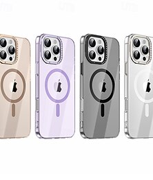 economico -telefono Custodia Per iPhone 16 iPhone 16 Pro iPhone 16 Pro Max iPhone 15 iPhone 15 Pro Max Copertura Posteriore con Supporto Magnetico Supporta la Ricarica Wireless Retrò PC