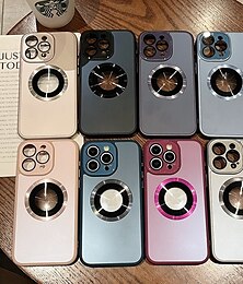 economico -telefono Custodia Per iPhone 16 iPhone 16 Plus iPhone 16 Pro iPhone 16 Pro Max iPhone 15 iPhone 15 Pro Max Copertura Posteriore Magnetico Supporta la Ricarica Wireless Resistente agli urti Retrò