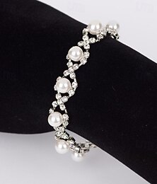 abordables -Bracelet Femmes Tropical Précieux Élégant Luxe Bracelet Bijoux Argent pour Soirée