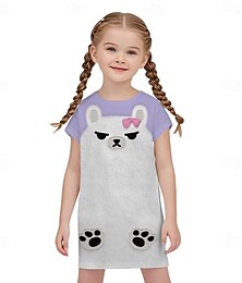 halpa -Korealainen idoli inspiroima Poptähti T-paita Yöpuvut Naamiaisasut Virtuaalinen idoli Elokuva-cosplay for Tyttöjen Lasten Halloween Karnevaali Suoritus Comic Con Anime-näyttely