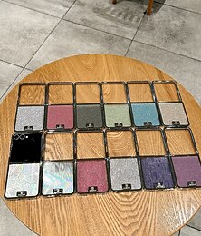 זול -טלפון מגן עבור סמסונג גלקסי Z Flip 7 Z Flip 6 Z Flip 5 Z Flip 4 כיסוי אחורי עמיד בזעזועים צבע הדרגתי PC