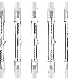 halpa -R7S-halogeenilamput 100 W 150 W J78 mm tyyppi T3 himmennettävät lamput 110 V 220 V 3 tuuman halogeenilamput kaksipäiset työ-, turvallisuus- ja maisemalamppuja 5 kpl