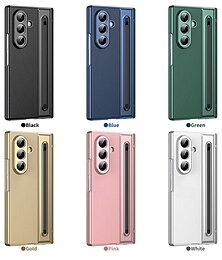 お買い得  -電話 ケース 用途 サムスンのギャラクシー Zフォールド7 Zフォールド6 Z Fold 5 Z Fold 4 バックカバー とスクリーンプロテクター 耐衝撃 レトロ風