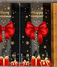 economico -adesivi murali per vetrine natalizie, decorazioni, babbo natale, ghirlande &ornamenti appesi, adesivi statici, porte scorrevoli per vetrine &decorazioni in vetro per la casa