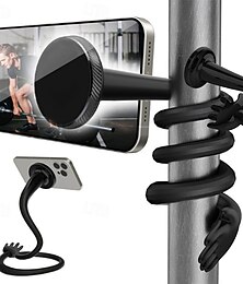 economico -Supporto flessibile per telefono a collo d'oca per iPhone MagSafe Supporto magnetico per telefono a braccio lungo per tapis roulant in palestra Accessori portatili per palestra