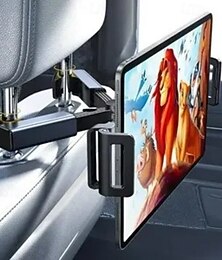 お買い得  -ヘッドレストタブレットマウントユニバーサルレイジーホルダーカーマウントスタンド携帯電話とタブレット用ポータブル後部座席ヘッドレストマウントデバイス旅行エンターテイメントアクセサリー