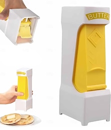 preiswerte -Butterschneider in Stabform, ABS, Butter-Käse-Spender mit einem Klick und Edelstahlklinge für die schnelle Zubereitung von Brot, Kuchen, Frühstück