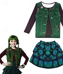 abordables -escuela zombie Zombis 4 Estrella nueva Accesorios Disfraz traje de cosplay Cosplay de película for Chica Niños Víspera de Todos los Santos Mascarada Rendimiento Víspera de Todos los Santos