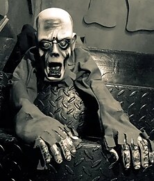 voordelige -Halloween kruipende zombie decoratie geanimeerde spook rekwisieten met geluidsactivering geschikt voor ktv bars spookhuizen - horror elektrisch speelgoed voor tailgate-feestjes algemene partyspellen