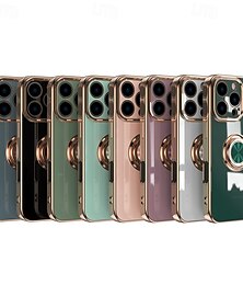 economico -telefono Custodia Per iPhone 17 Pro Max 17 Air 16 15 14 Pro Max Plus 16e 13 Pro Max Copertura Posteriore Magnetico Cavalletto Resistente agli urti Retrò TPU