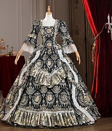 abordables -Robe de bal rococo pour femme du XVIIIe siècle, princesse Maria Antonietta, robe de vacances victorienne et renaissance rococo
