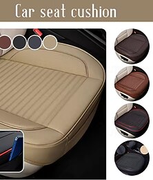 abordables -Nouveau coussin de siège de voiture de luxe en cuir 3D tridimensionnel, housse de siège unique entièrement entourée, portable et respirante, intérieur de voiture toutes saisons