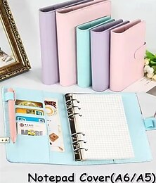 preiswerte -A6/a5 pu leder diy binder notebook abdeckung tagebuch agenda planer papier abdeckung schule schreibwaren