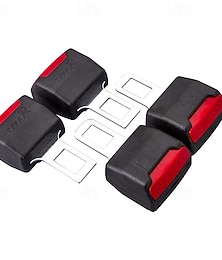 economico -4 pezzi di prolunga per cintura di sicurezza per auto, fibbia di bloccaggio per cintura di sicurezza per auto, convertitore di estensione per clip di cintura di sicurezza