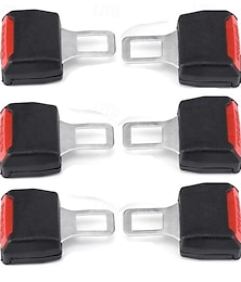 economico -6 pezzi di prolunga per cintura di sicurezza per auto, fibbia di bloccaggio per cintura di sicurezza, convertitore di estensione per clip di cintura di sicurezza per auto