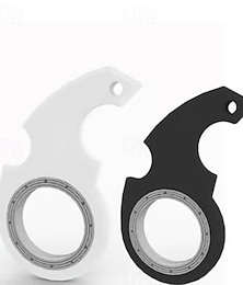 Χαμηλού Κόστους -2 τεμάχια μπρελόκ fidget spinner – φορητό παιχνίδι ανακούφισης από το στρες, ανθεκτική μεταλλική κατασκευή, ιδανικό για ενήλικες και παιδιά