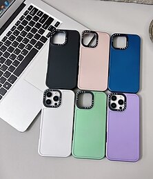economico -telefono Custodia Per 16 15 14 Pro Max Plus 16e 13 Pro Max Copertura Posteriore Resistente agli urti Gradiente di Colore TPU PC
