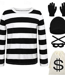 Недорогие -Вор День всех святых Костюм Забавный костюм Взрослые Муж. Жен. Универсальные Хэллоуин Карнавал Выступление Для вечеринок Легкие костюмы на Хэллоуин Одеваемся