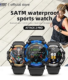 Недорогие -LOKMAT ATTACK 2 PRO Умные часы 1.39 дюймовый Смарт Часы Bluetooth Педометр Напоминание о звонке Датчик для отслеживания сна Совместим с Android iOS Женский Мужчины