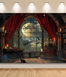 billige -halloween-teppe vampyrbakteppe veggtepper skjelett moderne dekorasjoner veggdørbakgrunn for soverom