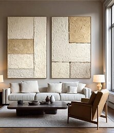 abordables -Peinture à l'huile 3D faite à la main, texture unique, coups de pinceau détaillés, art mural moderne et élégant, décoration d'intérieur, salon, bureau, pièce décorative