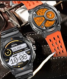 ieftine -AK17G Ceas inteligent 1.43 inch Uita-te inteligent Bluetooth Monitorizarea temperaturii Pedometru Monitor de Activitate Compatibil cu Android iOS Dame Bărbați GPS Standby Lung Telefon Hands-Free IPX-8