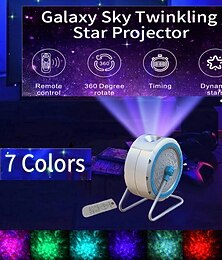 preiswerte -Musik Sternenhimmel Projektionslampe Nachtlicht mit Bluetooth-Lautsprecher Fernbedienung