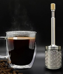 economico -Filtro per caffè Finalpress, macchina per caffè portatile riutilizzabile, gocciolatore per caffè creativo, strumento di preparazione manuale facile per casa, ufficio, viaggio, comodo gadget per