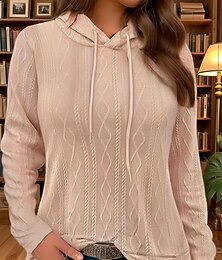 baratos -moletom feminino com capuz elegante moda simples trabalho diário casual com capuz manga longa preto rosa vermelho cinza outono inverno