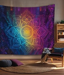 economico -arazzo Coperta Arazzi da Parete Sette Chakra Meditazione Yoga Sport Mistico Camera da letto Soggiorno Dormitorio Decorazioni Parete Porta Sfondo