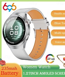 abordables -SK7MINI Montre intelligente 1.27 pouce Smartwatch Montre Connectée Bluetooth Podomètre Rappel d'appel Moniteur d'Activité Compatible avec Android iOS Femmes Hommes Longue Veille Étanche Contrôle des
