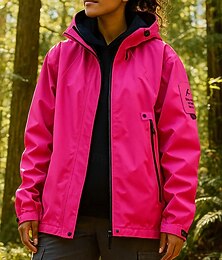 halpa -Naisten Tuulitakki Softshell-takki Vaellustakki Ulko- Vedenkestävä Tuulenkestävä Vaellusasut Vaellusvaatteet Kevät Syksy Topit Telttailu / Retkely / Luolailu Juoksu Vaalean keltainen Musta Valkoinen