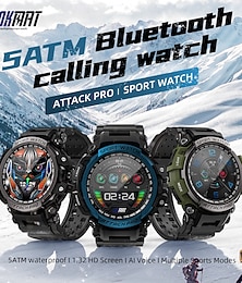 Недорогие -LOKMAT ATTACK PRO Умные часы 1.32 дюймовый Смарт Часы Bluetooth Педометр Напоминание о звонке Датчик для отслеживания сна Совместим с Android iOS Женский Мужчины