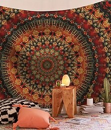 billige -tapet Teppe Veggtepper Mandala Årgang Etnisk Soverom Stue Sovesal Dekorasjoner Vegg Dør Bakgrunn