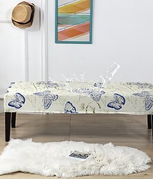 economico -Coprisedili per panche stampati da 1/4/6 pezzi, copridivani in poliestere spandex impermeabile, protezione per mobili elasticizzata e lavabile per sala da pranzo, camera da letto e soggiorno