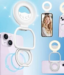 halpa -kannettava magneettinen monitoiminen kädessä pidettävä täyttövalo kauneudenhoitoon kasvojen laihduttamiseen selfie-live-suoratoistoon ulkokäyttöön tarkoitettu täyttövalo pöytätelineellä