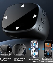economico -telecomando bluetooth con punta delle dita, anello di scorrimento video e telecomando per l'otturatore della fotocamera